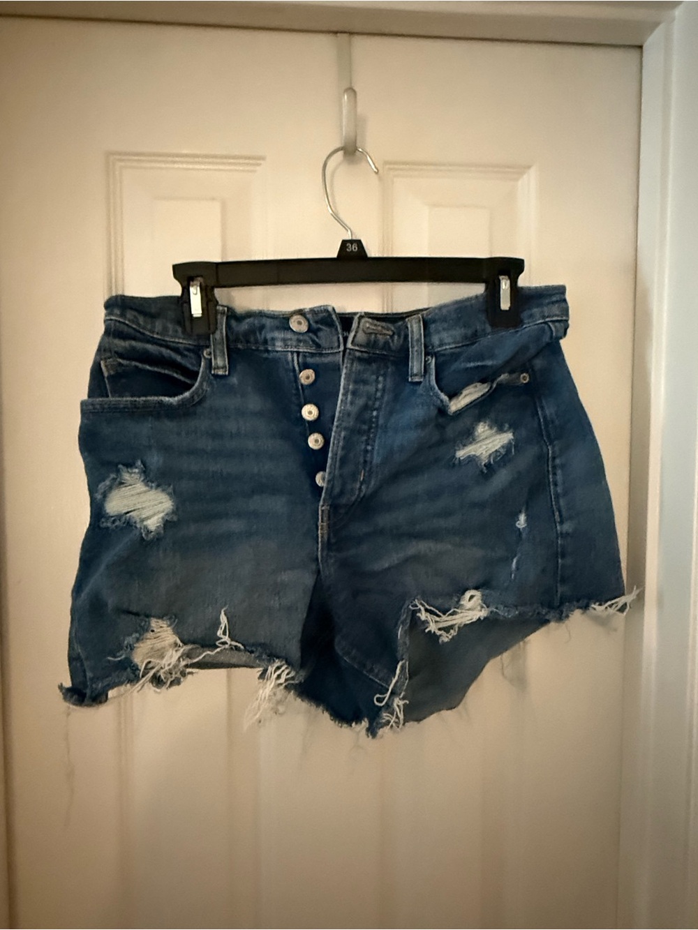 Old Navy high waist button denim shorts